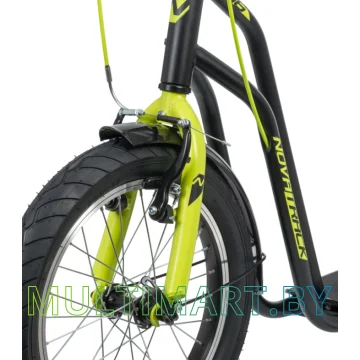 Самокат Novatrack Stamp N1 City Line 16STAMPN1CL.BK20 (черный, 2020) картинка 4